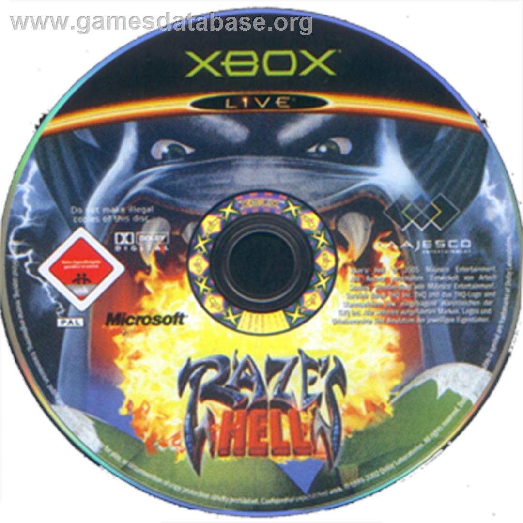 Raze's Hell - Microsoft Xbox - Artwork - CD