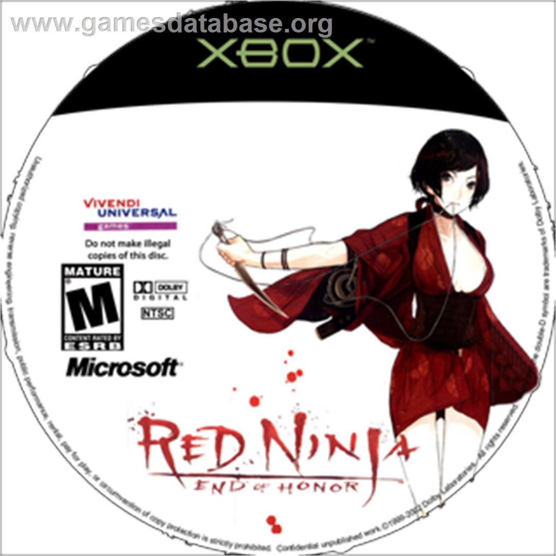 Red Ninja: End of Honor - Microsoft Xbox - Artwork - CD