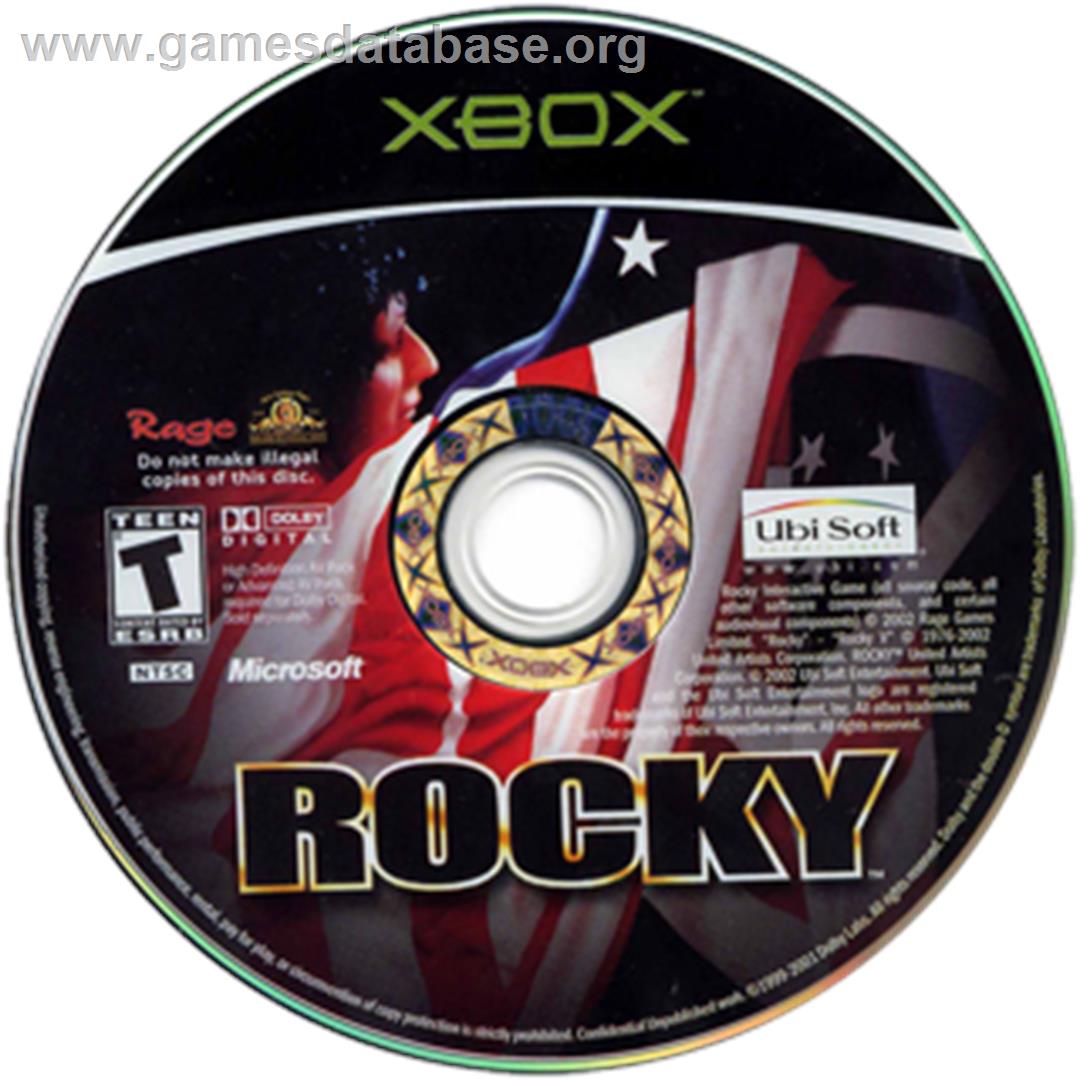 Rocky: Legends - Microsoft Xbox - Artwork - CD