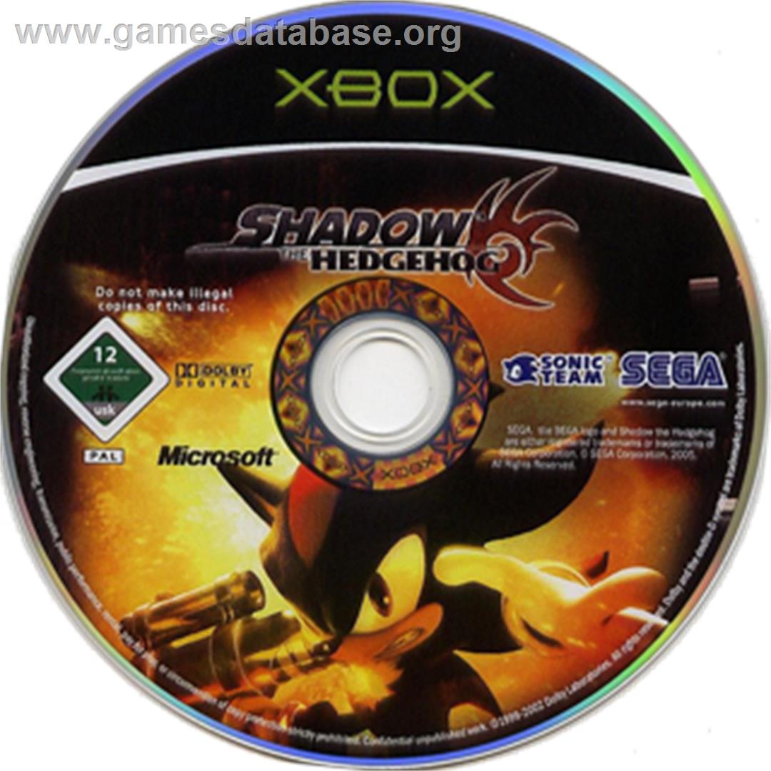 Shadow the Hedgehog - Microsoft Xbox - Artwork - CD