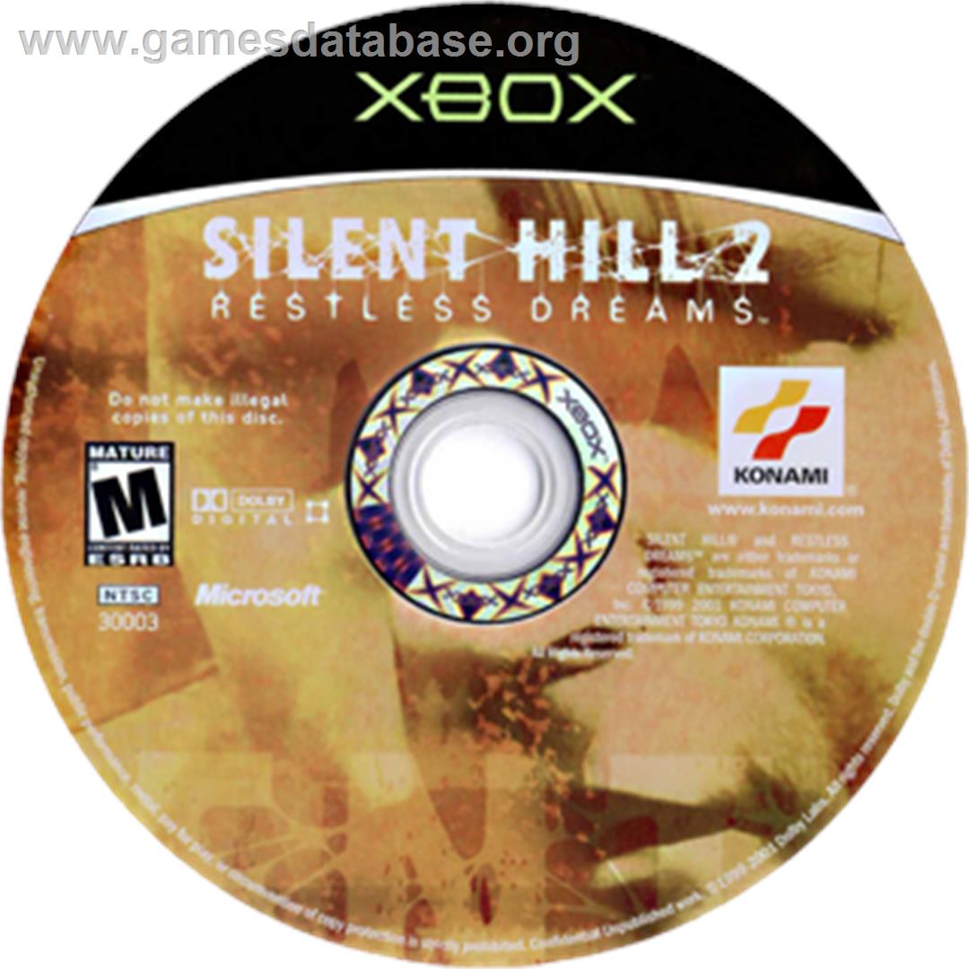 Silent Hill 2: Restless Dreams - Microsoft Xbox - Artwork - CD
