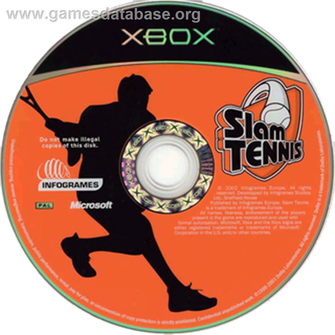 Slam Tennis - Microsoft Xbox - Artwork - CD