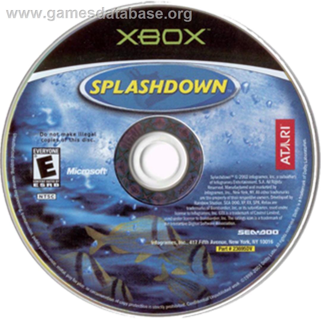 Splashdown - Microsoft Xbox - Artwork - CD