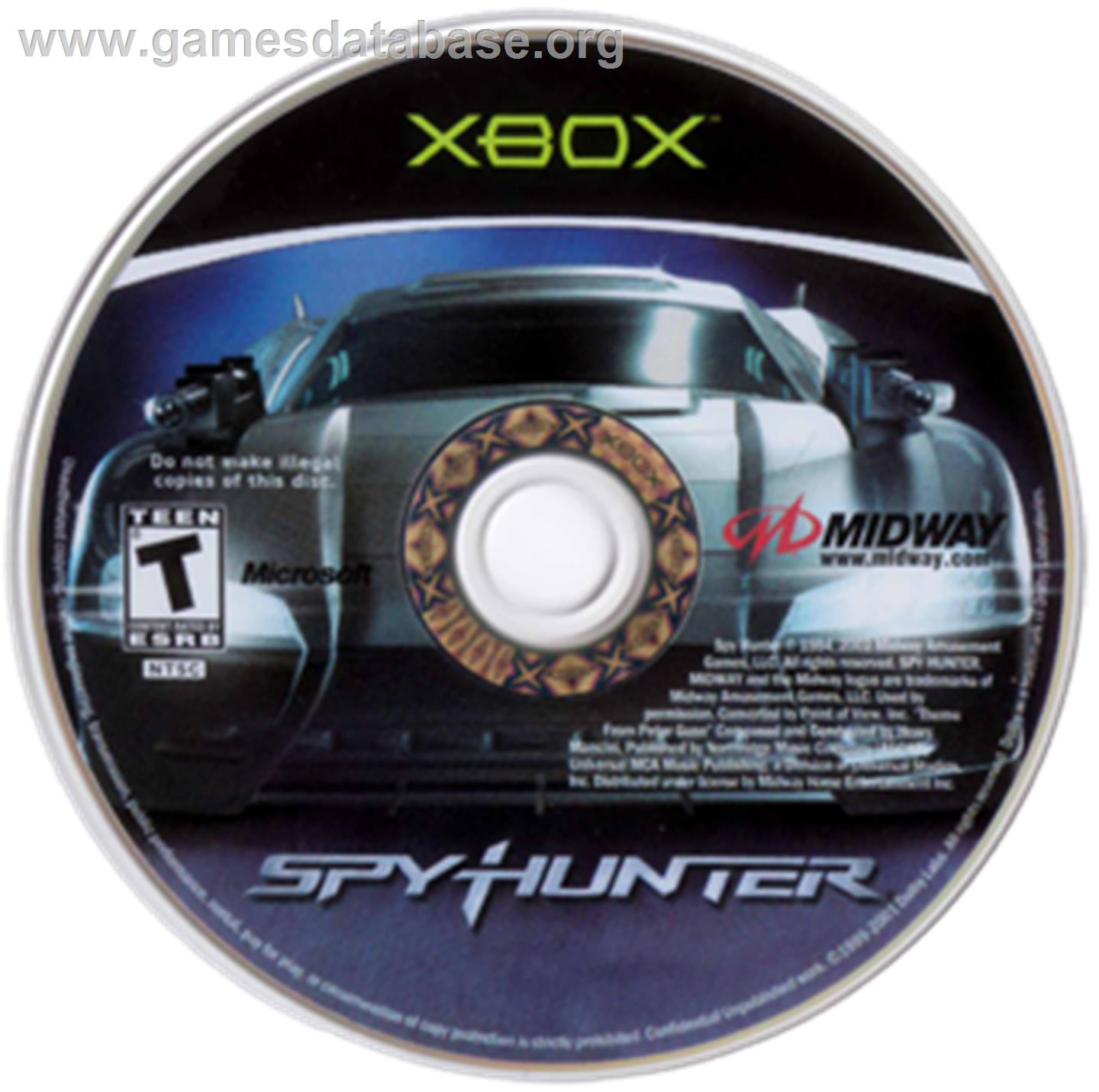 Spy Hunter: Nowhere to Run - Microsoft Xbox - Artwork - CD