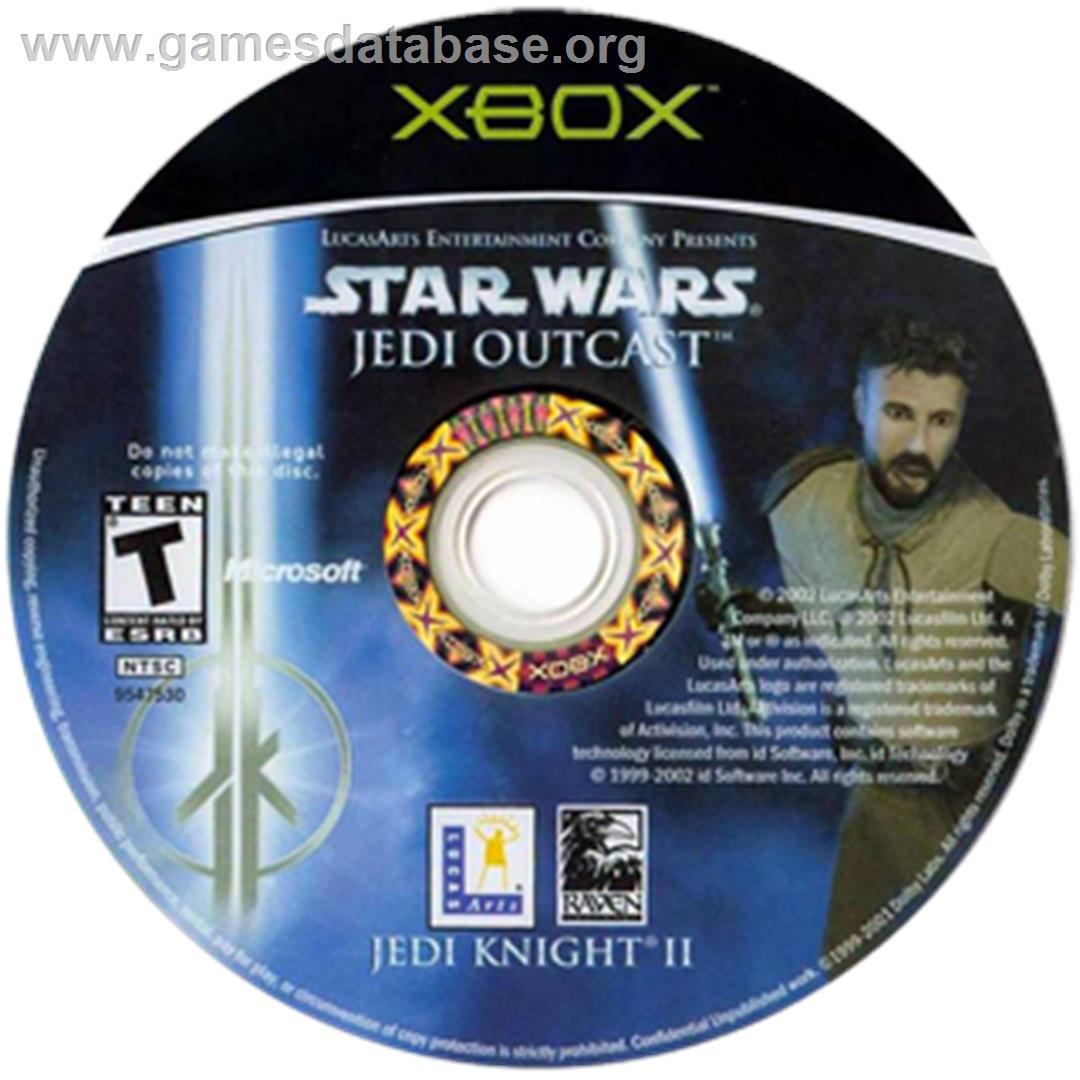 Star Wars: Jedi Knight II - Jedi Outcast - Microsoft Xbox - Artwork - CD