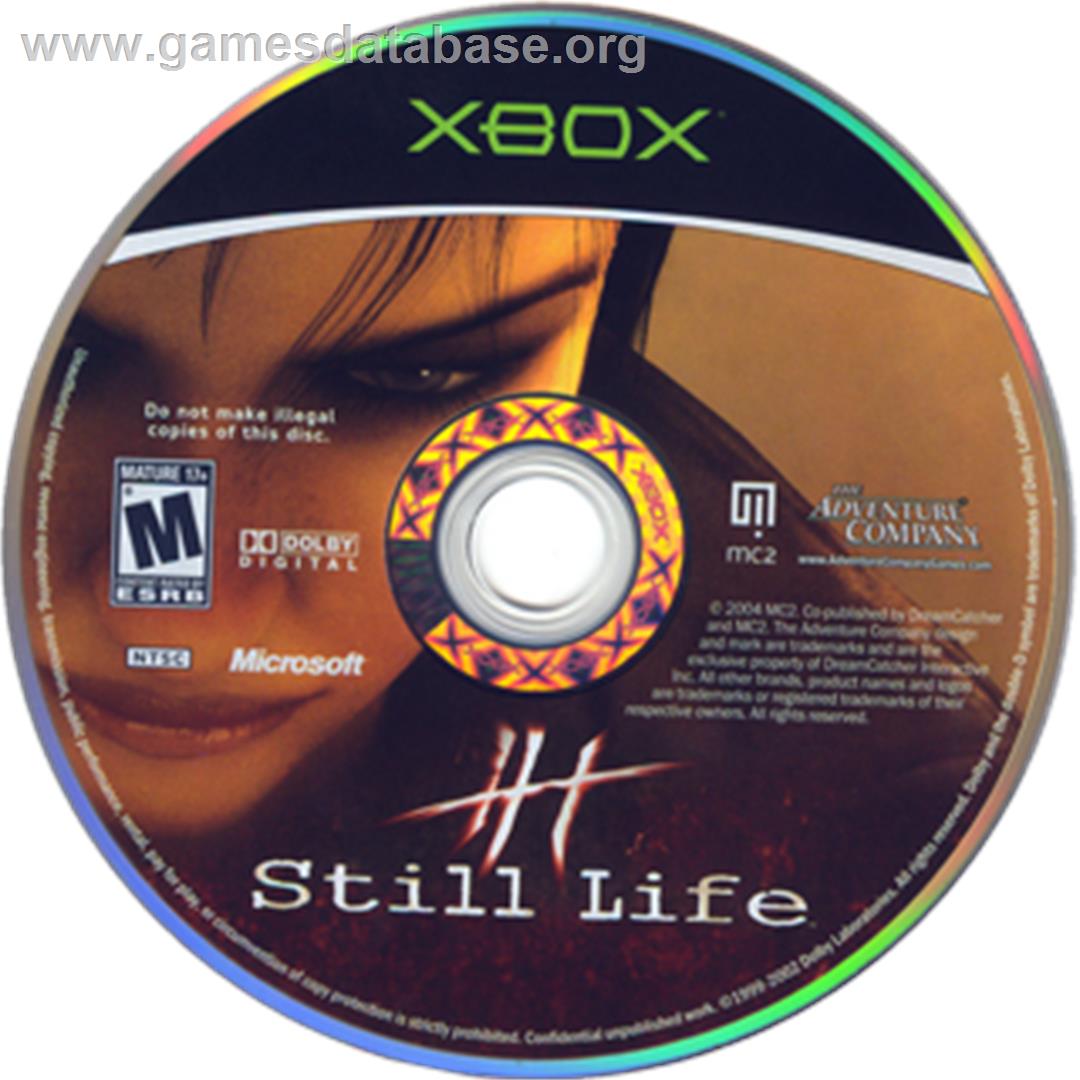 Still Life - Microsoft Xbox - Artwork - CD
