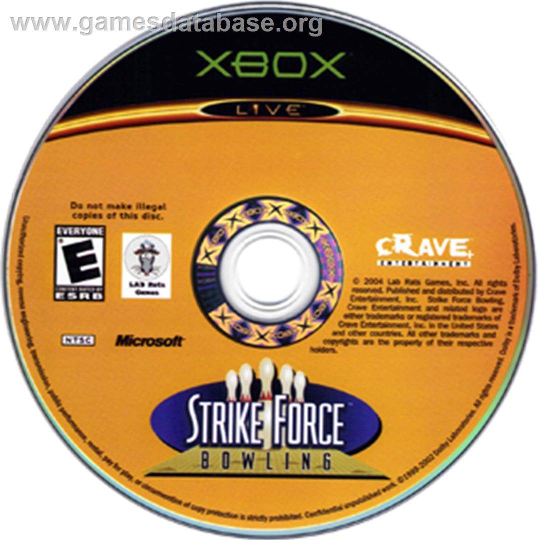 Strike Force Bowling - Microsoft Xbox - Artwork - CD