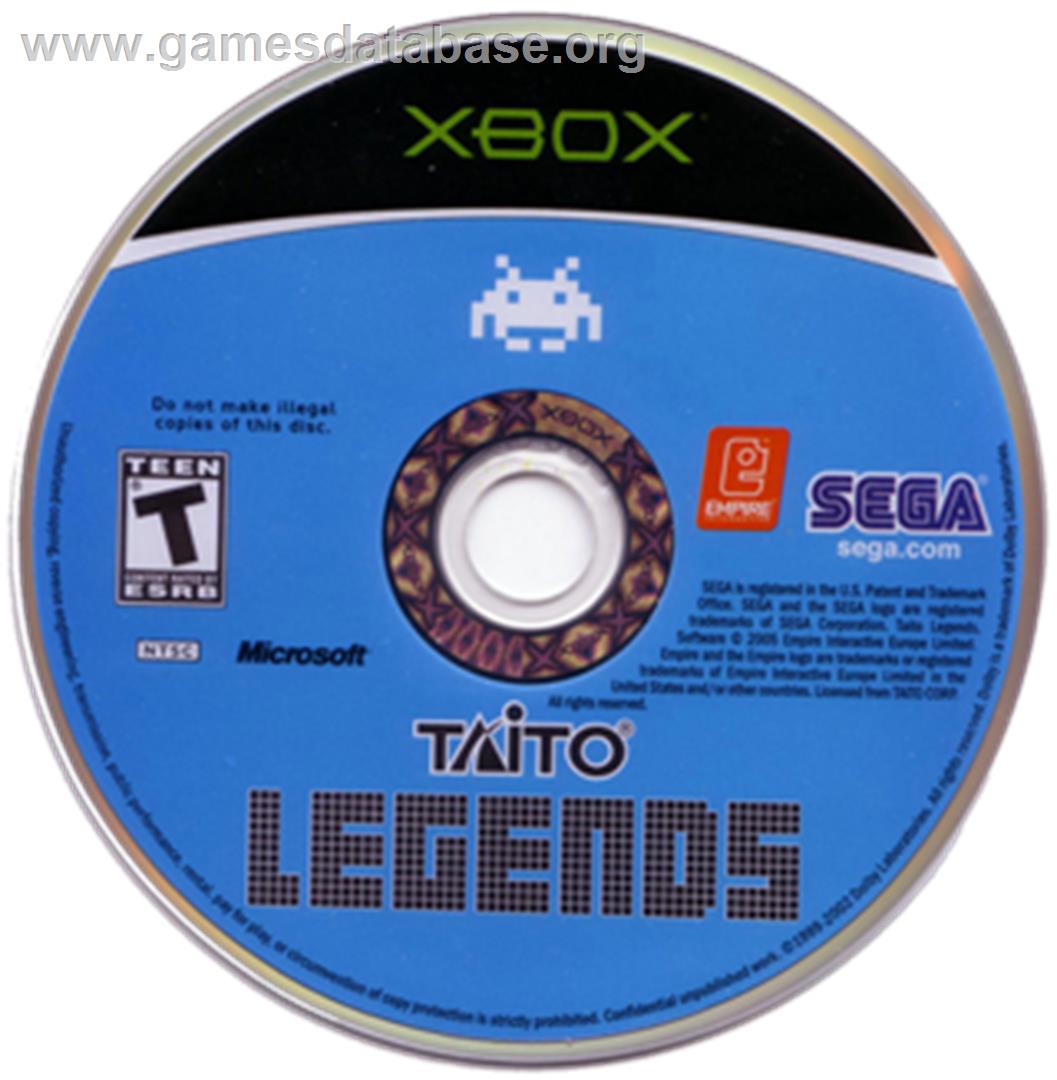 Taito Legends 2 - Microsoft Xbox - Artwork - CD