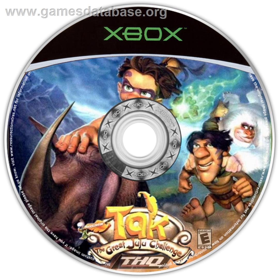 Tak: The Great Juju Challenge - Microsoft Xbox - Artwork - CD