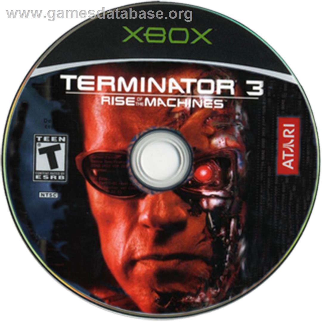 Terminator 3: Rise of the Machines - Microsoft Xbox - Artwork - CD