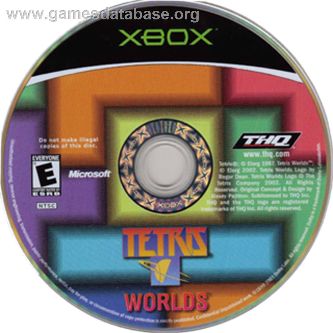 Tetris Worlds - Microsoft Xbox - Artwork - CD