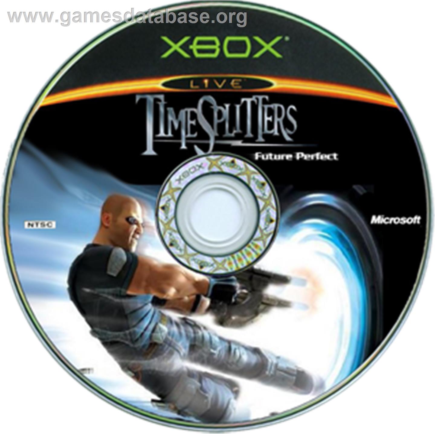 TimeSplitters: Future Perfect - Microsoft Xbox - Artwork - CD
