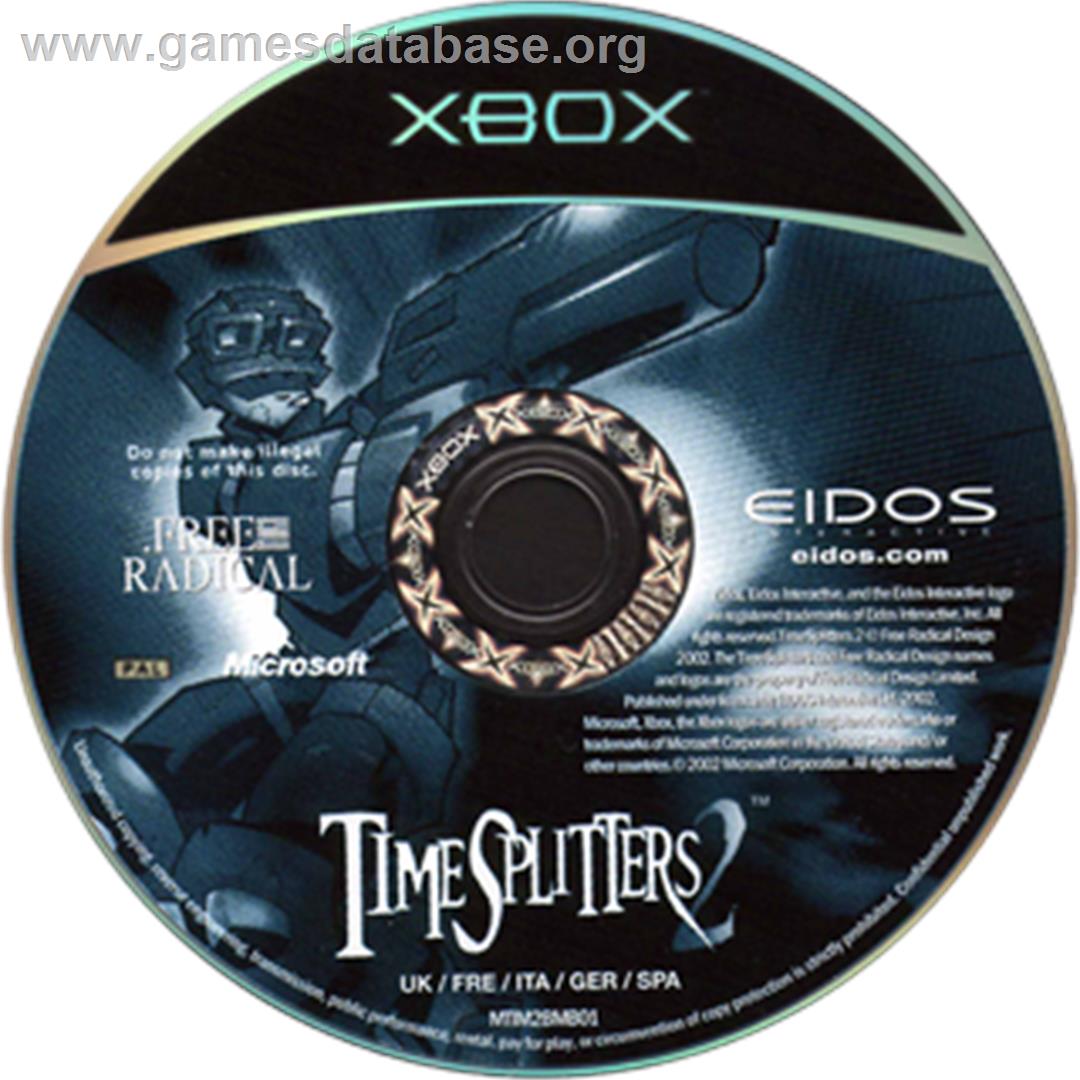 TimeSplitters 2 - Microsoft Xbox - Artwork - CD