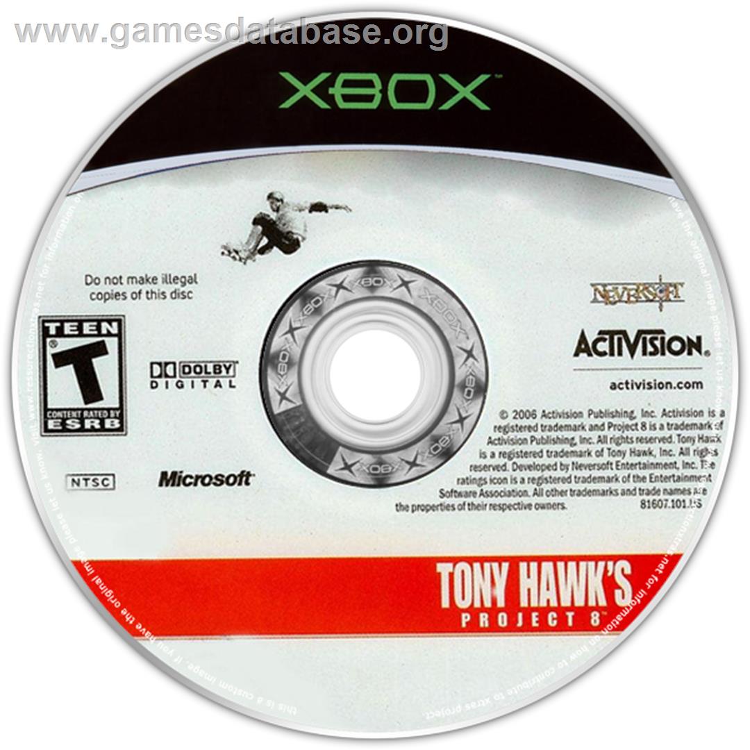 Tony Hawk's Project 8 - Microsoft Xbox - Artwork - CD