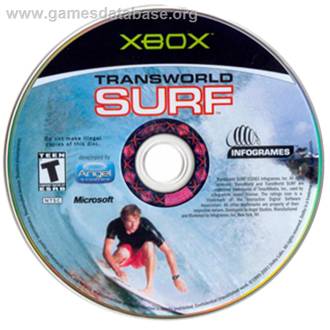 TransWorld SURF - Microsoft Xbox - Artwork - CD