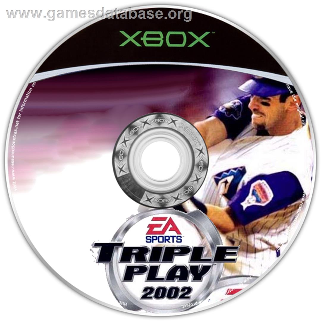 Triple Play 2002 - Microsoft Xbox - Artwork - CD