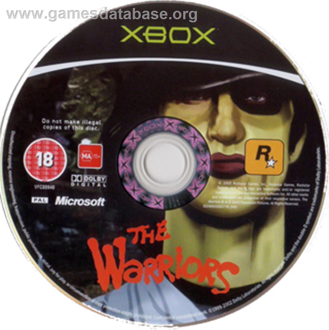 Warriors - Microsoft Xbox - Artwork - CD