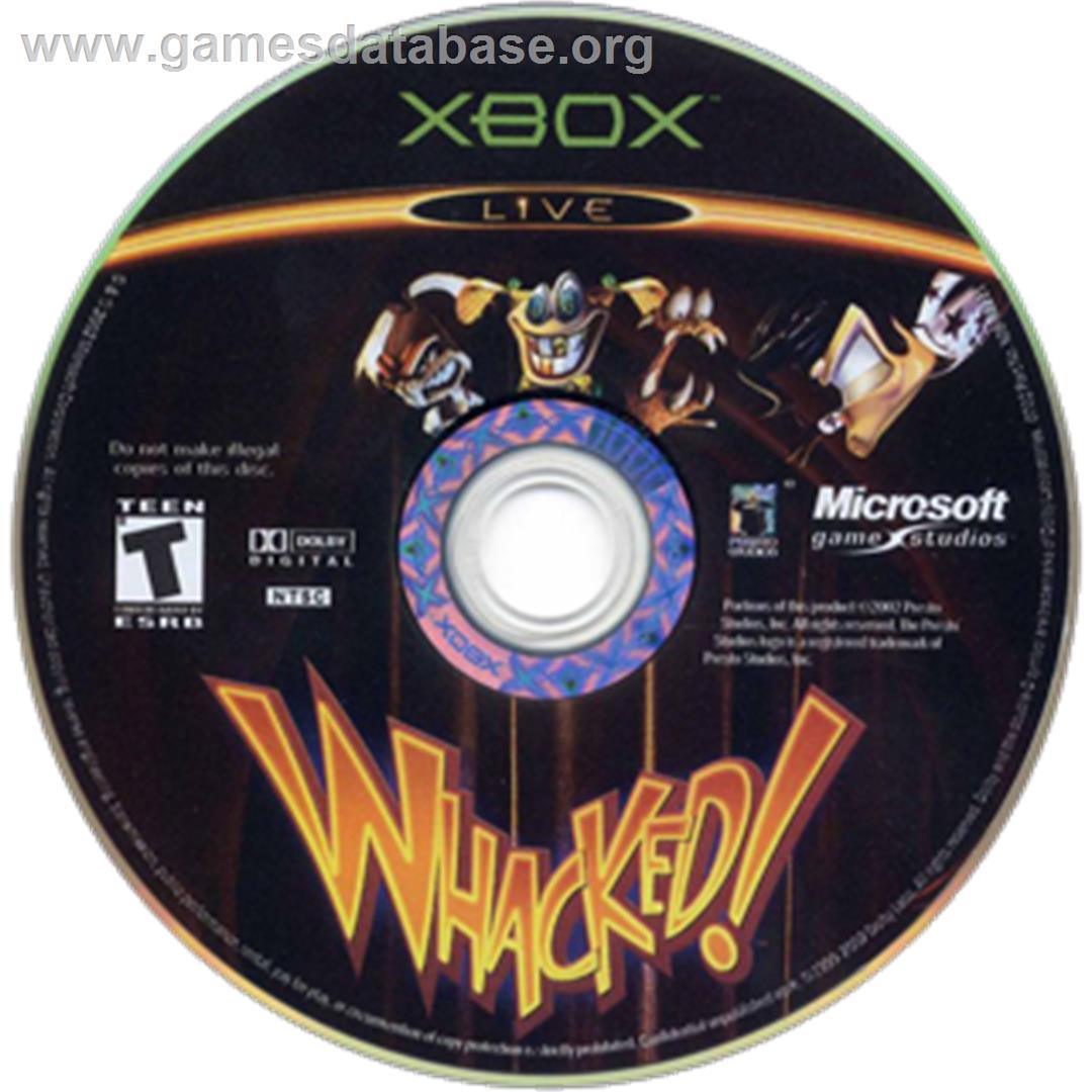 Whacked - Microsoft Xbox - Artwork - CD