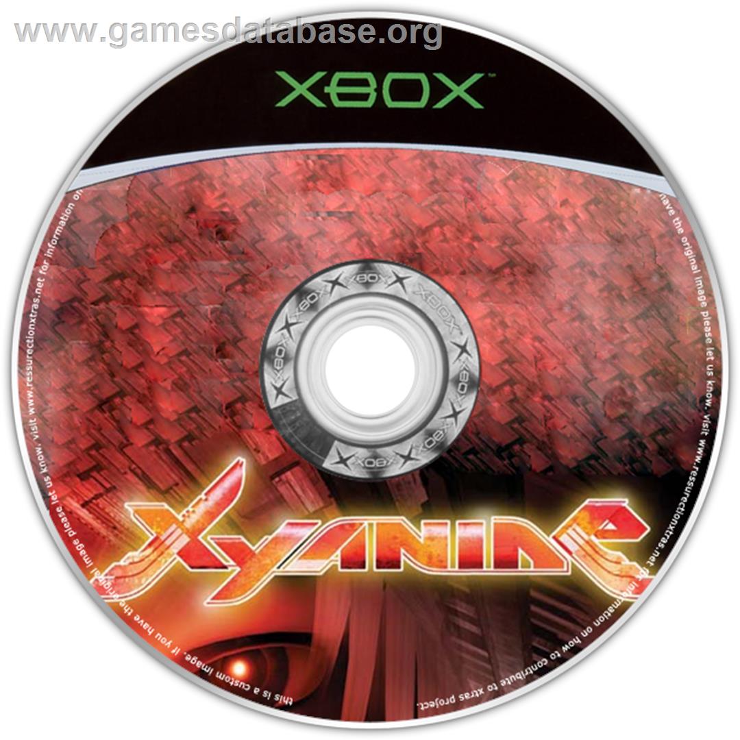 Xyanide - Microsoft Xbox - Artwork - CD