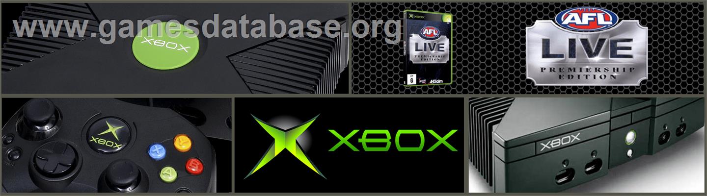 AFL Live Premiership Edition - Microsoft Xbox - Artwork - Marquee