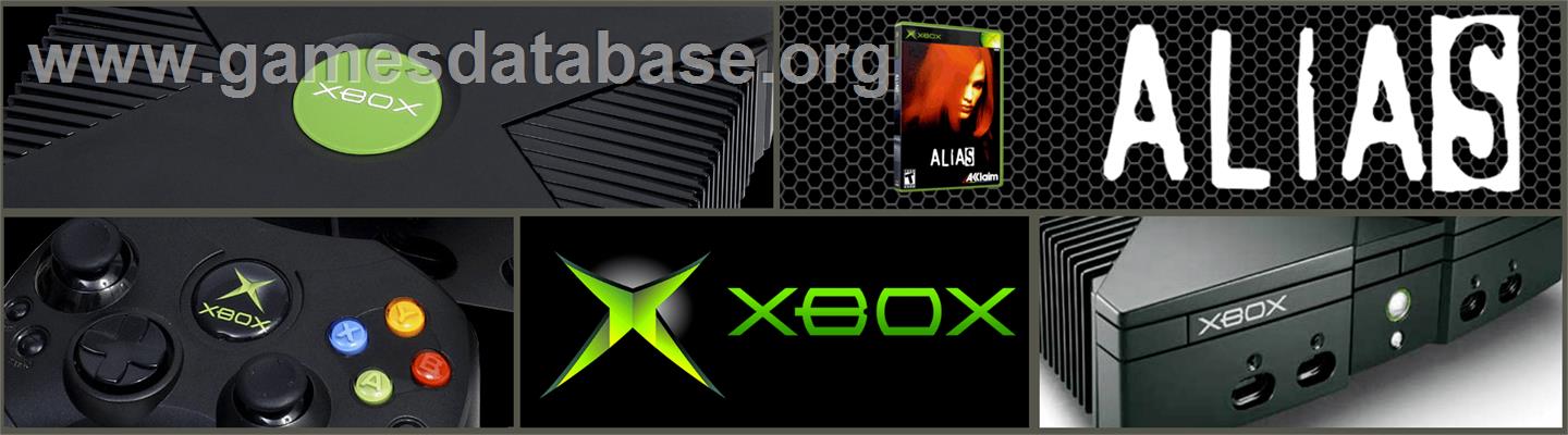 Alias - Microsoft Xbox - Artwork - Marquee