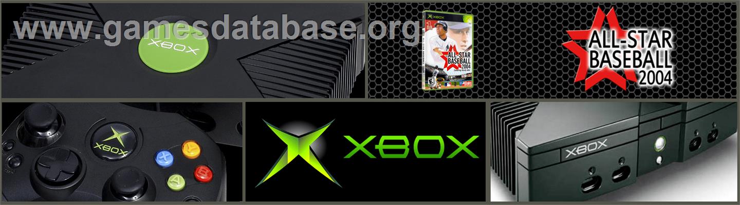All-Star Baseball 2004 - Microsoft Xbox - Artwork - Marquee