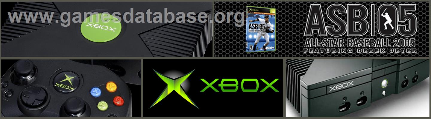 All-Star Baseball 2005 - Microsoft Xbox - Artwork - Marquee
