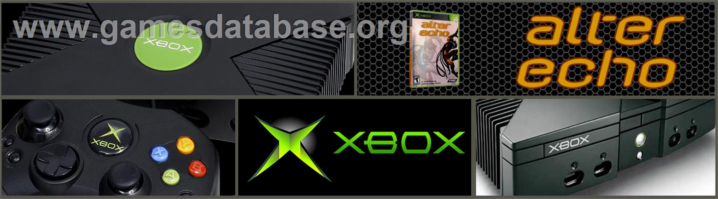 Alter Echo - Microsoft Xbox - Artwork - Marquee