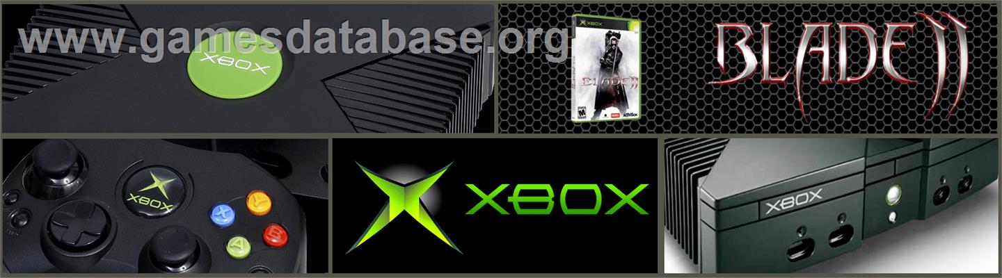 Blade 2 - Microsoft Xbox - Artwork - Marquee