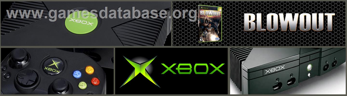 Blowout - Microsoft Xbox - Artwork - Marquee