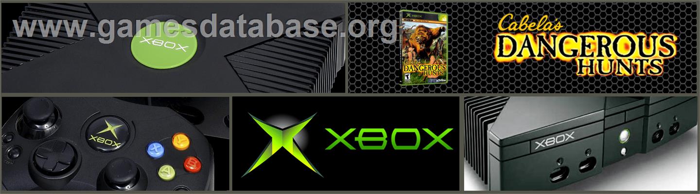Cabela's Dangerous Hunts - Microsoft Xbox - Artwork - Marquee