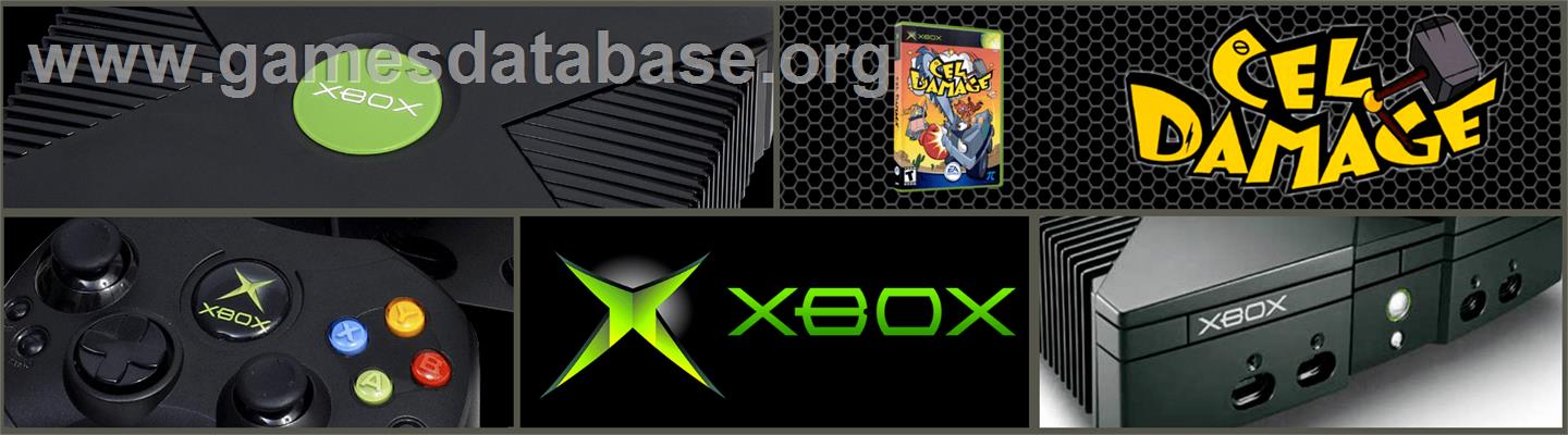 Cel Damage - Microsoft Xbox - Artwork - Marquee