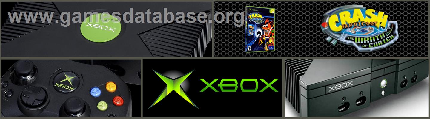 Crash Bandicoot: The Wrath of Cortex - Microsoft Xbox - Artwork - Marquee