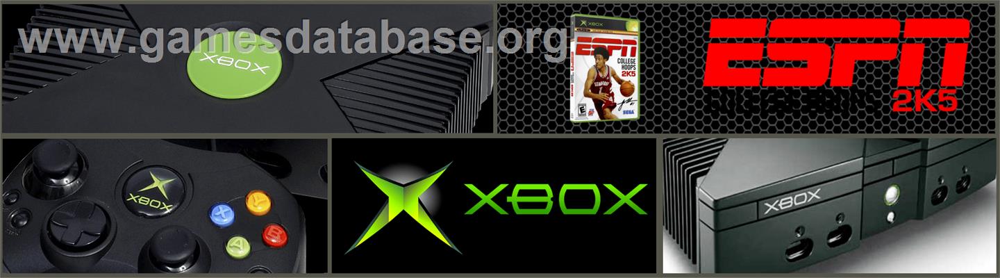 ESPN College Hoops 2K5 - Microsoft Xbox - Artwork - Marquee