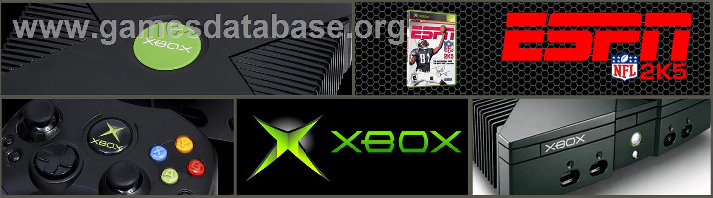 ESPN NFL 2K5 - Microsoft Xbox - Artwork - Marquee
