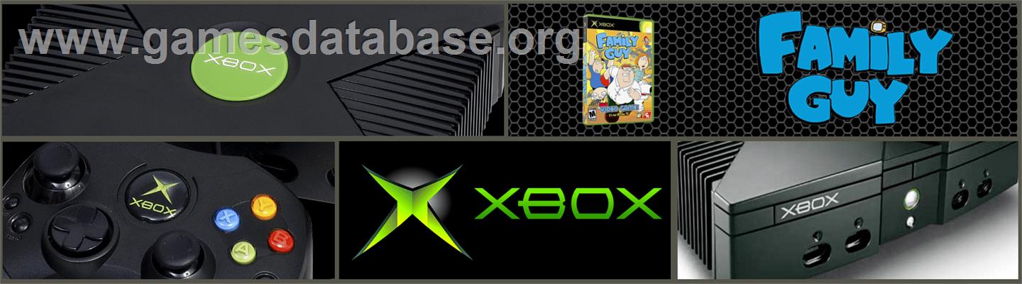 Family Guy Video Game - Microsoft Xbox - Artwork - Marquee