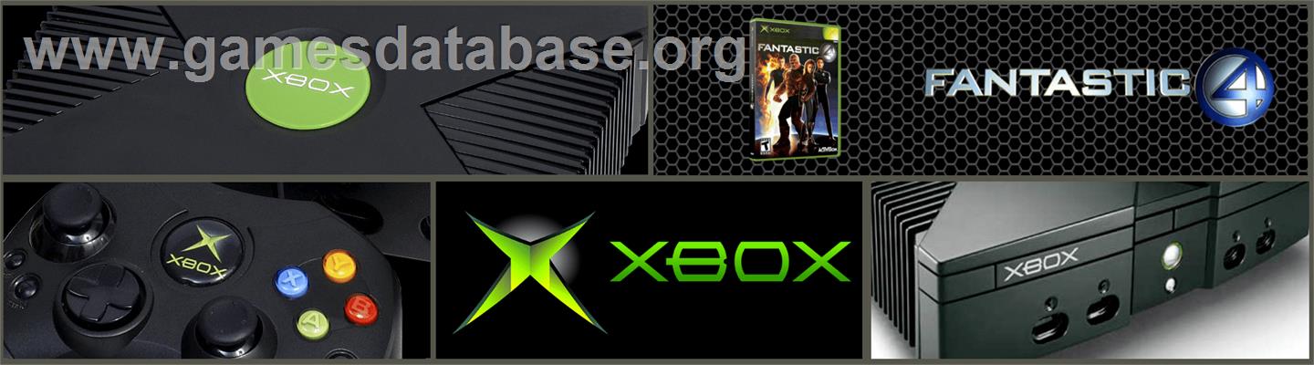 Fantastic 4 - Microsoft Xbox - Artwork - Marquee