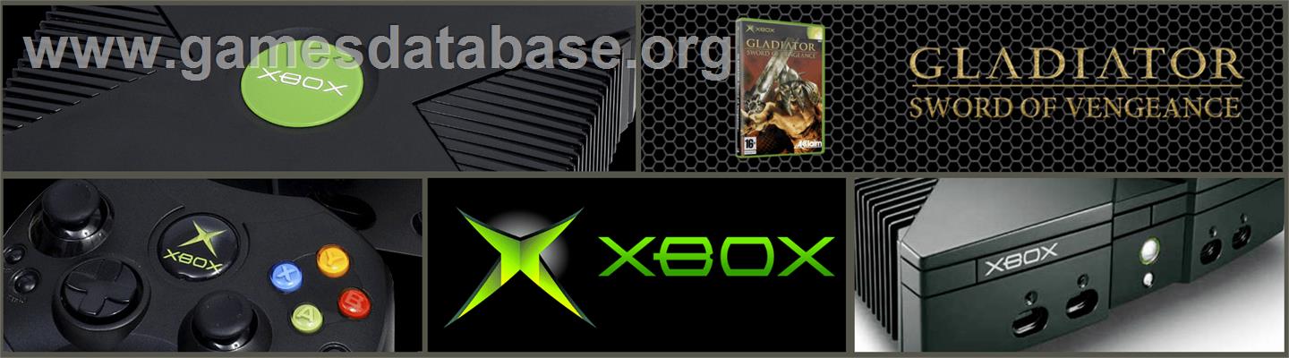 Gladiator: Sword of Vengeance - Microsoft Xbox - Artwork - Marquee