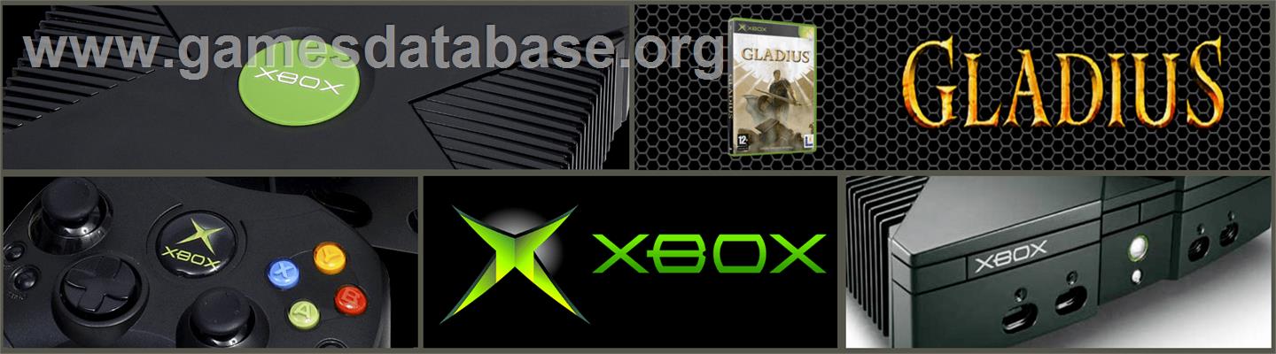Gladius - Microsoft Xbox - Artwork - Marquee