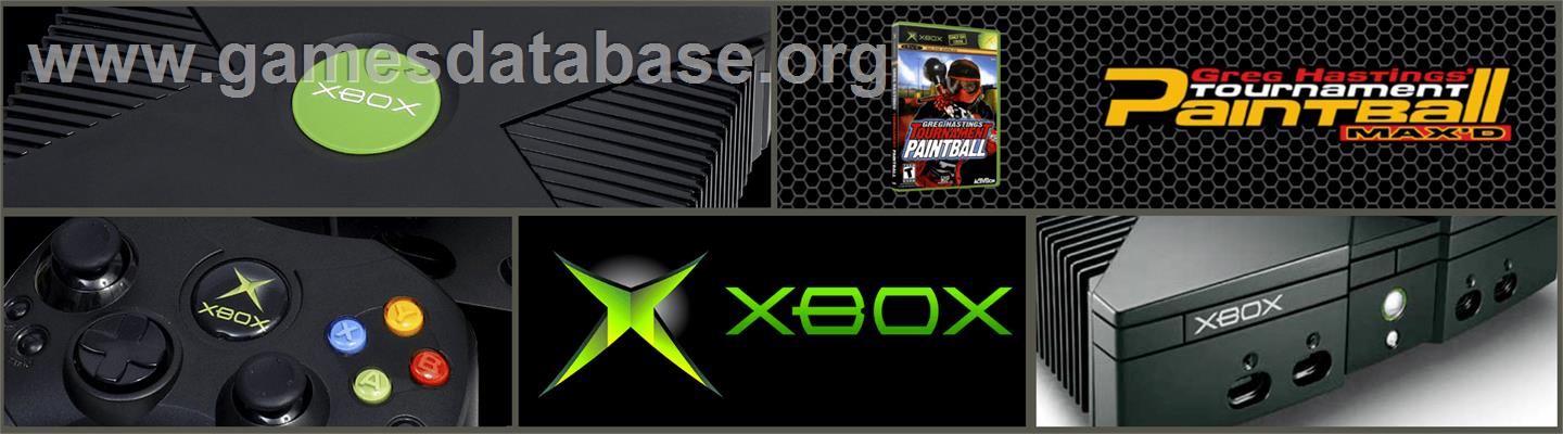 Greg Hastings' Tournament Paintball - Microsoft Xbox - Artwork - Marquee