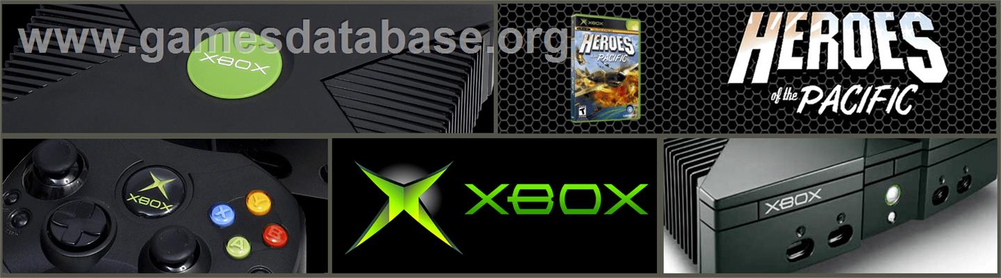 Heroes of the Pacific - Microsoft Xbox - Artwork - Marquee