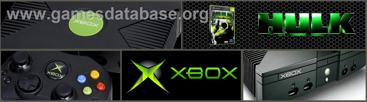 Hulk - Microsoft Xbox - Artwork - Marquee