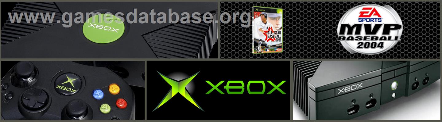 MVP Baseball 2004 - Microsoft Xbox - Artwork - Marquee