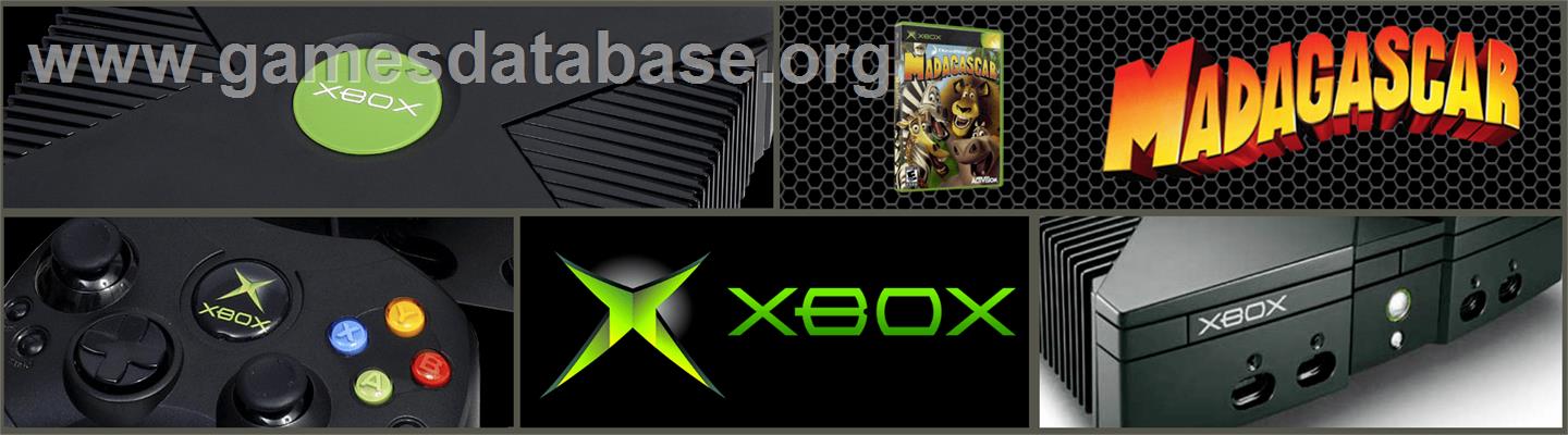 Madagascar - Microsoft Xbox - Artwork - Marquee