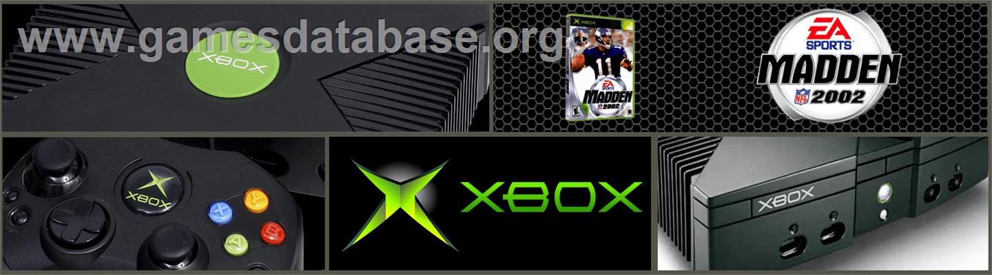 Madden NFL 2002 - Microsoft Xbox - Artwork - Marquee