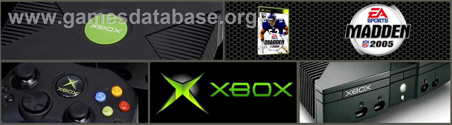 Madden NFL 2005 - Microsoft Xbox - Artwork - Marquee