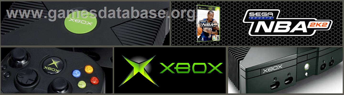 NBA 2K2 - Microsoft Xbox - Artwork - Marquee