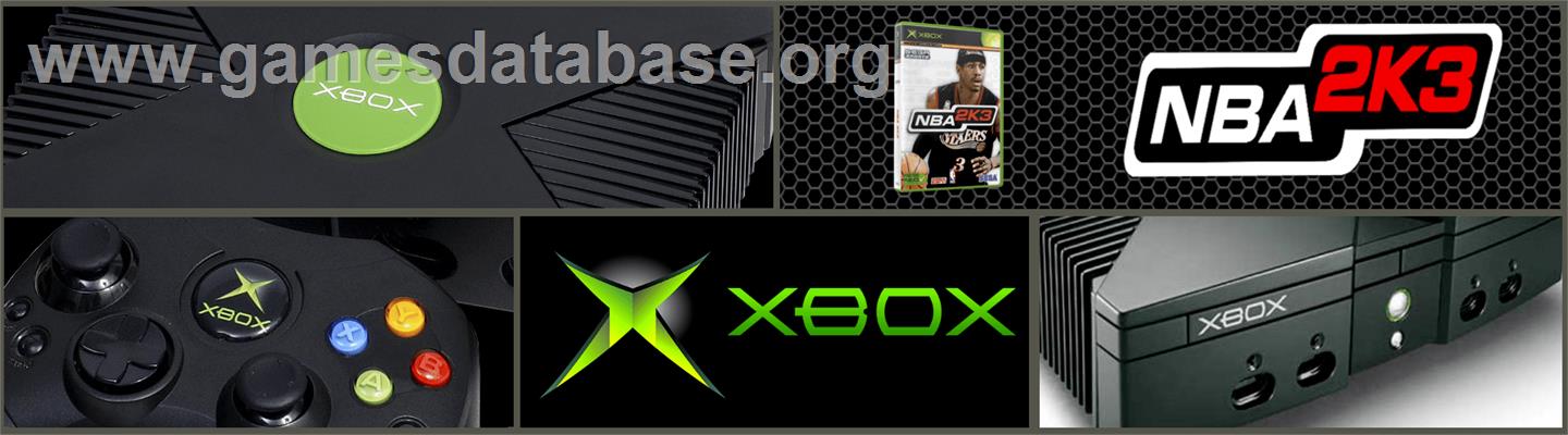 NBA 2K3 - Microsoft Xbox - Artwork - Marquee