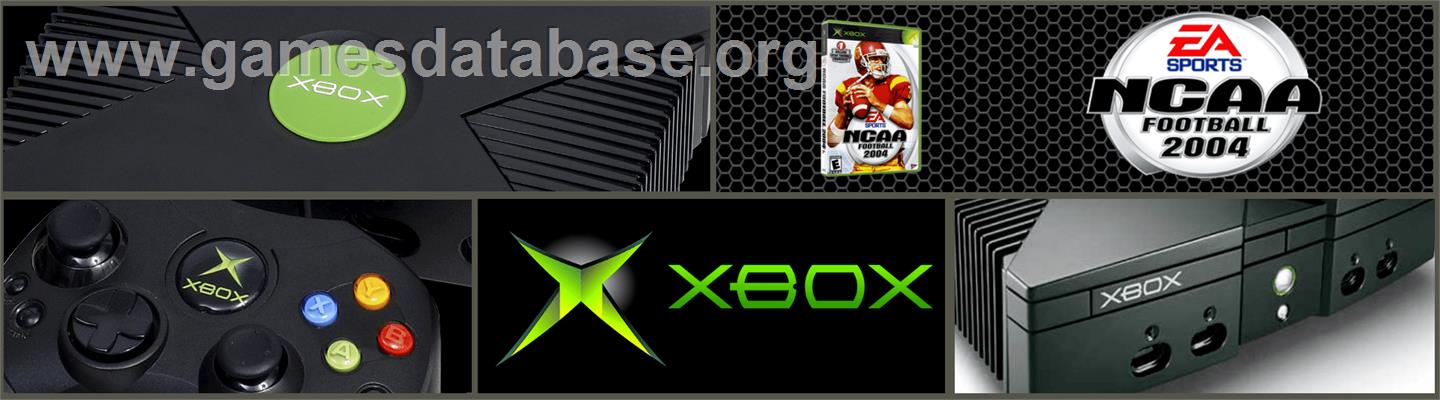 NCAA Football 2004 - Microsoft Xbox - Artwork - Marquee