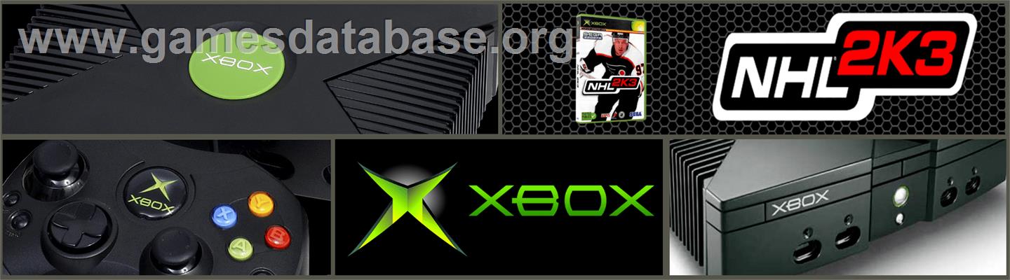 NHL 2K3 - Microsoft Xbox - Artwork - Marquee